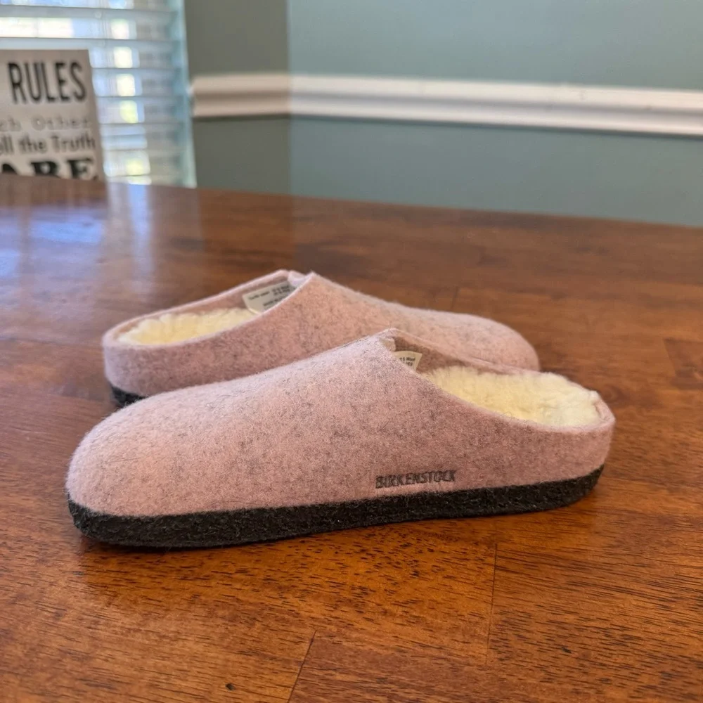Birkenstock Zermatt Shearling Wool Felt Clog size 2